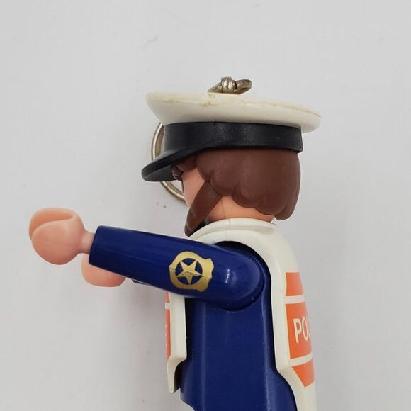 Vintage Playmobil Figure Keychain Police Collectible - Picture 6 of 8